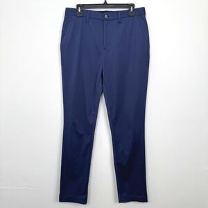 Quince Mens Ultra-Stretch 24/7 Chino Pants Navy Blue Slim Fit 32x32 M-PNT-5